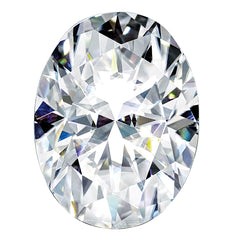 Lab Grown VS+, F+ 1.25ct Oval Diamond