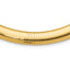 14k Polished 10mm Standard Weight 16 inch Domed Omega Necklace