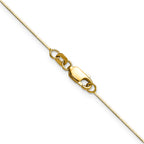 14K .5mm Octagonal Snake with Lobster Clasp Chain