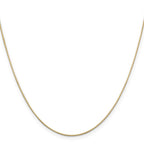 14K 30 inch .6mm Octagonal Snake with Lobster Clasp Chain