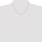 14K 18 inch .6mm Octagonal Snake with Lobster Clasp Chain