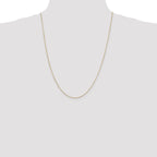 14K 24 inch .6mm Octagonal Snake with Lobster Clasp Chain