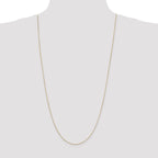 14K 30 inch .6mm Octagonal Snake with Lobster Clasp Chain