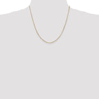 14K 20 inch .8mm Octagonal Snake with Lobster Clasp Chain
