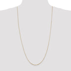 14K 30 inch .9mm Octagonal Snake with Lobster Clasp Chain