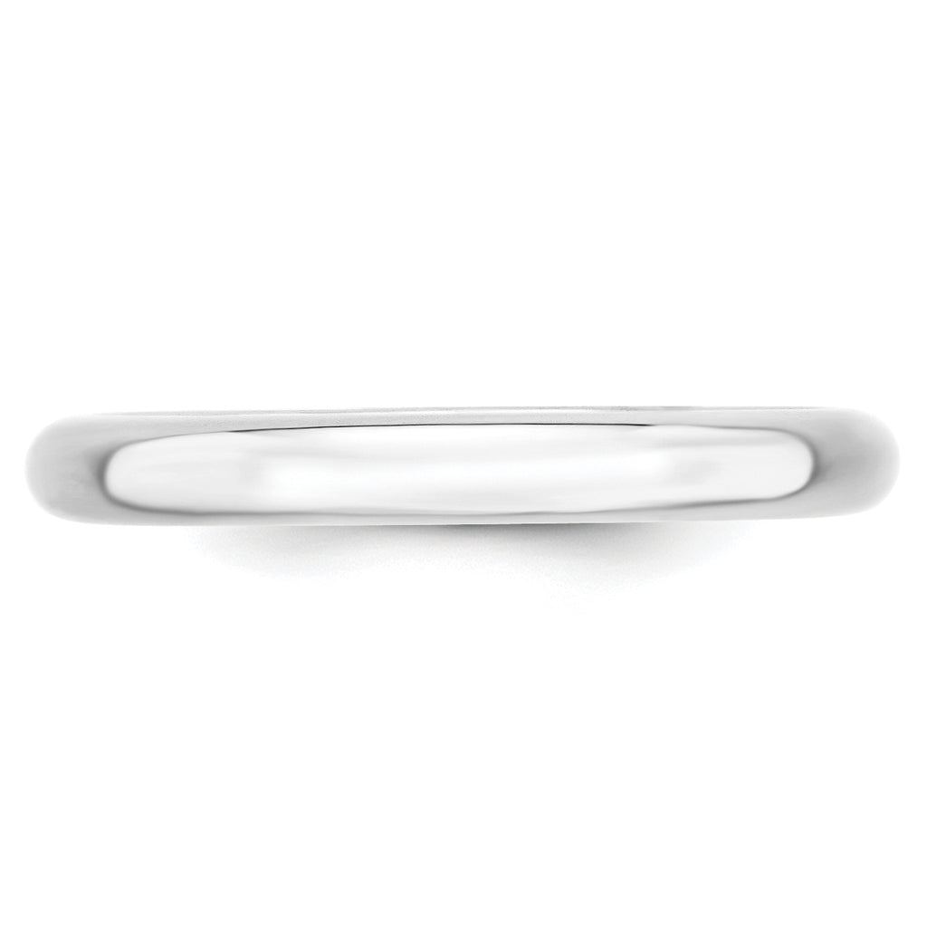 Platinum 3mm Comfort-Fit Wedding Band