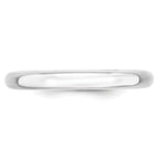 Platinum 3mm Comfort-Fit Wedding Band