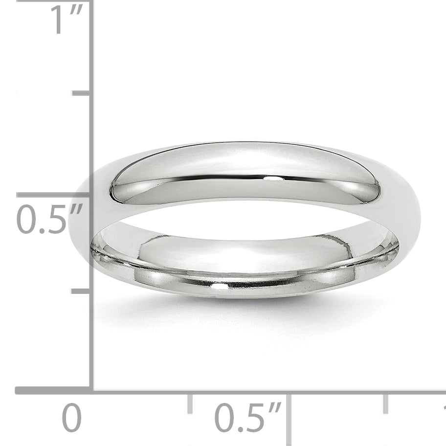Platinum 4mm Comfort-Fit Wedding Band