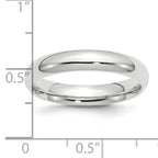 Platinum 4mm Comfort-Fit Wedding Band