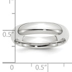 Platinum 5mm Comfort-Fit Wedding Band