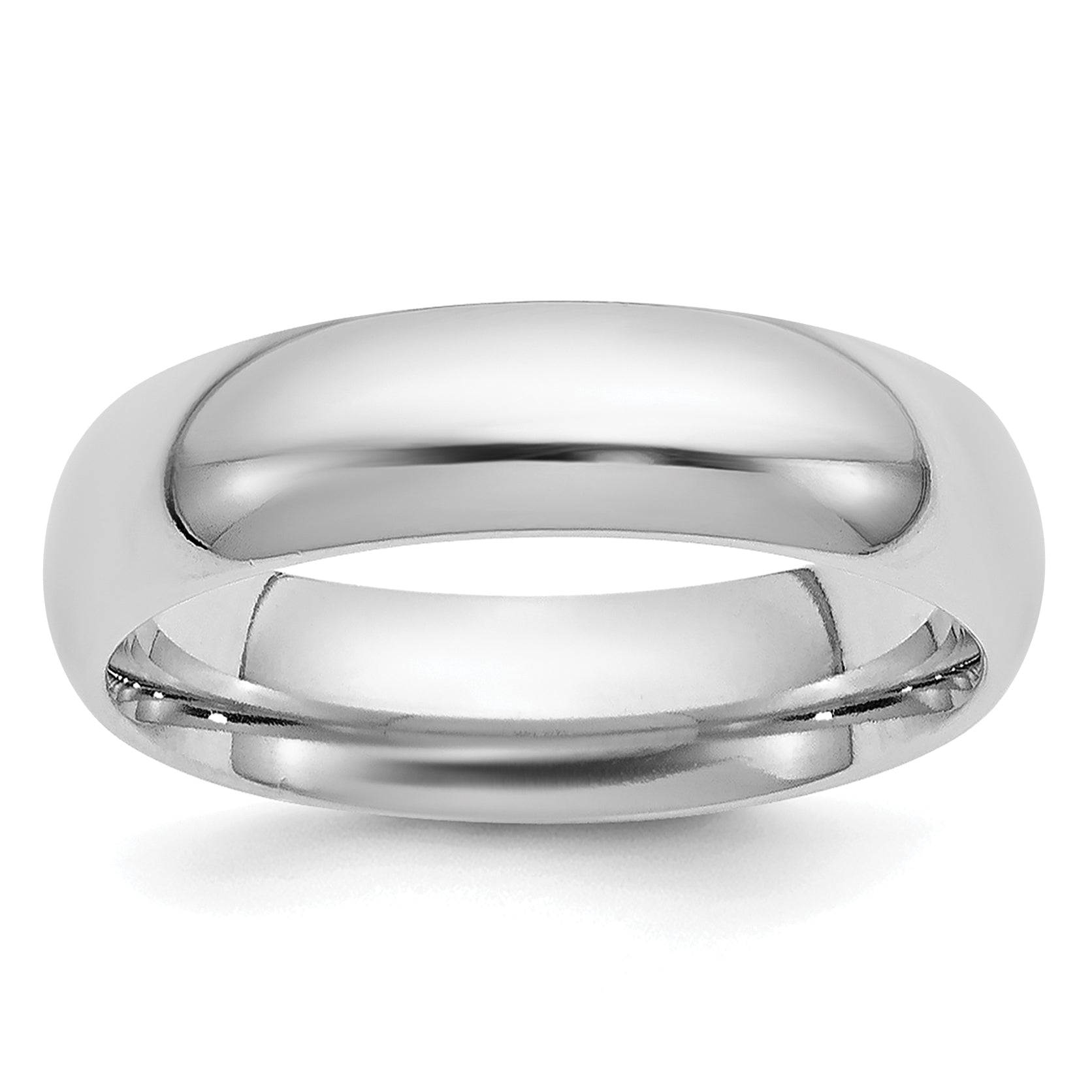 Platinum 5mm Comfort-Fit Wedding Band Main image