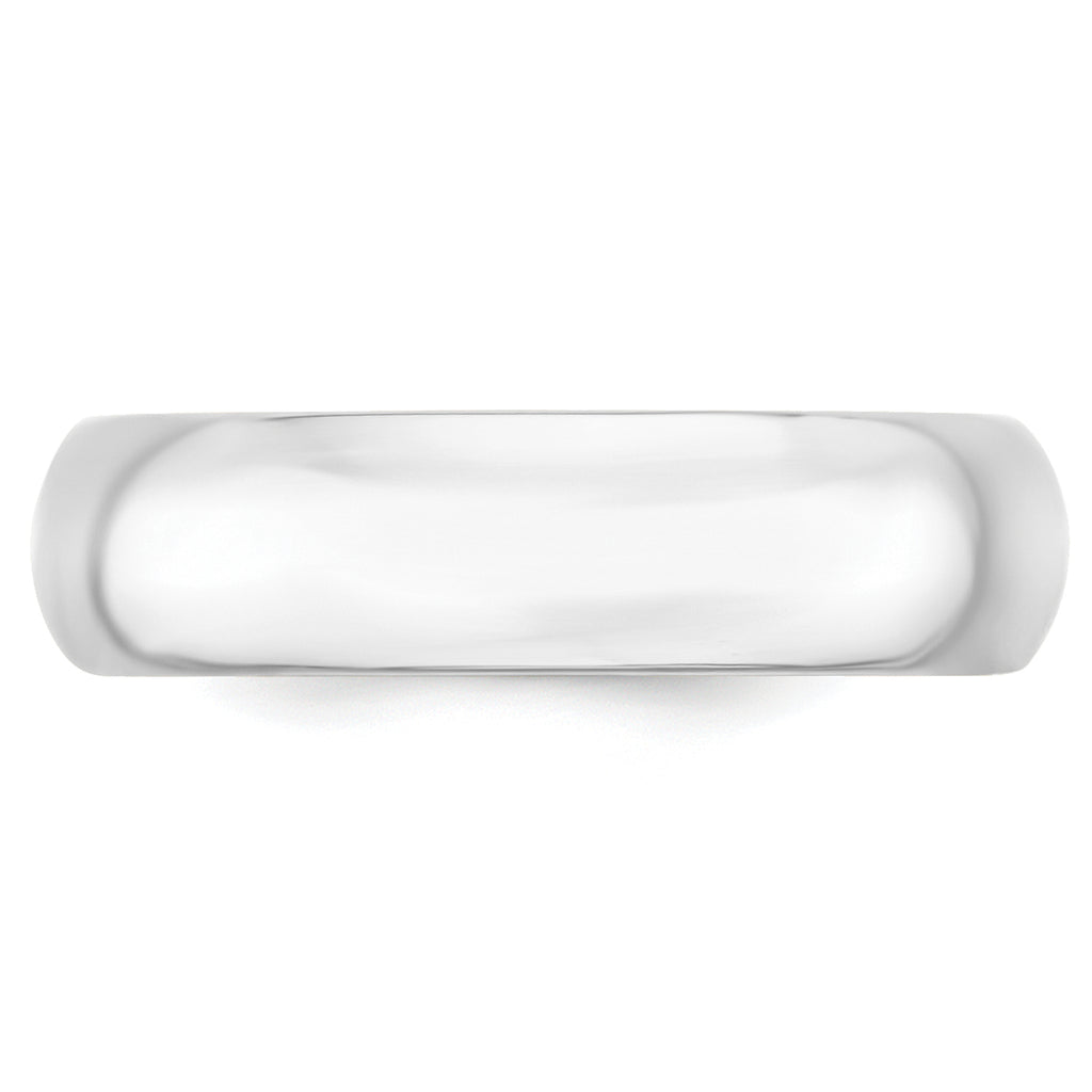 Platinum 6mm Comfort-Fit Wedding Band