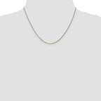 14K 18 inch 1.05mm Diamond-cut Spiga with Spring Ring Clasp Chain