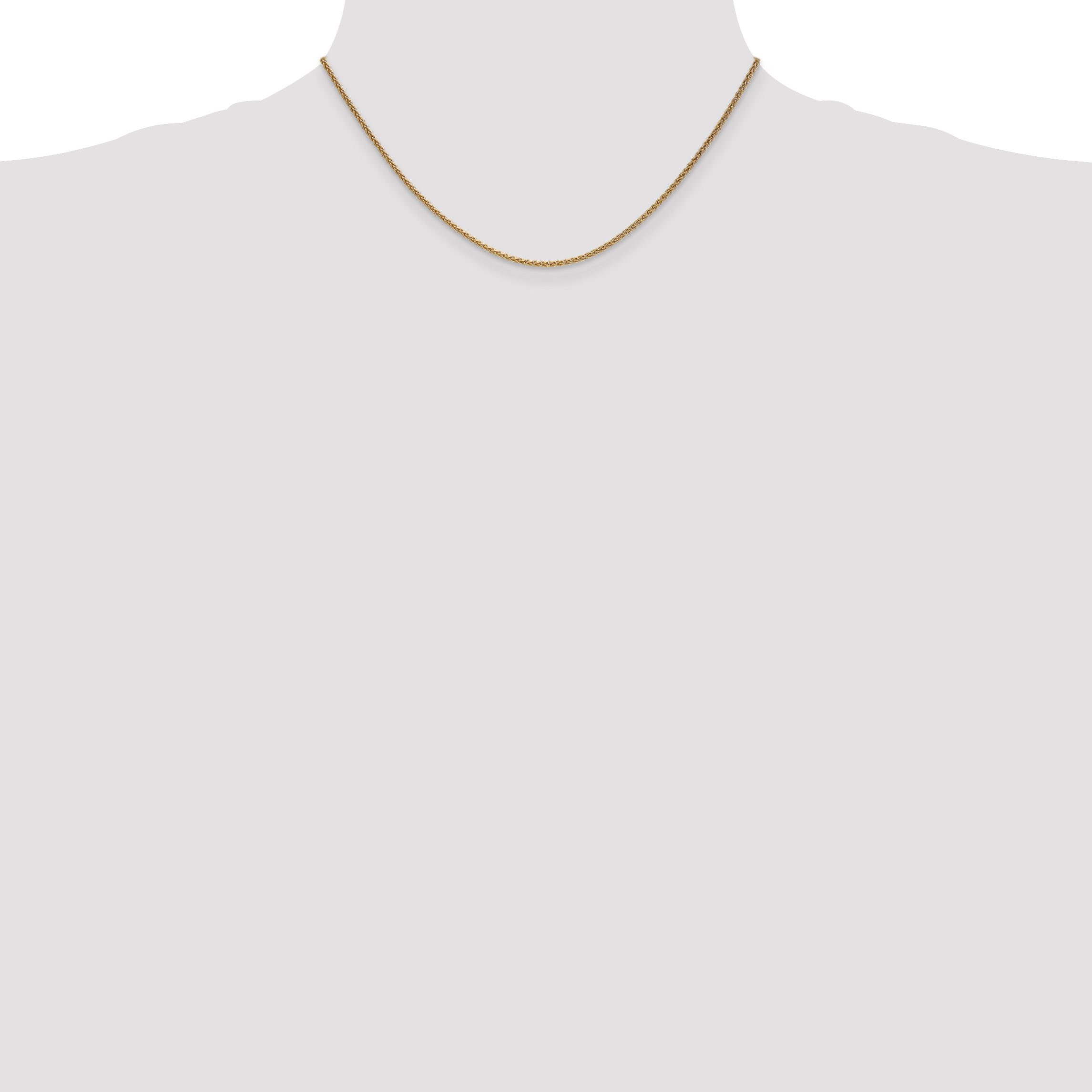 14K 1.7mm Spiga with Lobster Clasp Chain