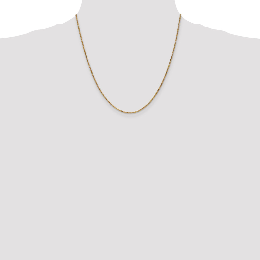 14K 1.7mm Spiga with Lobster Clasp Chain