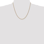 14K 1.7mm Spiga with Lobster Clasp Chain