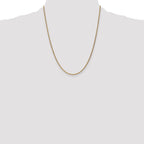 14K 1.7mm Spiga with Lobster Clasp Chain