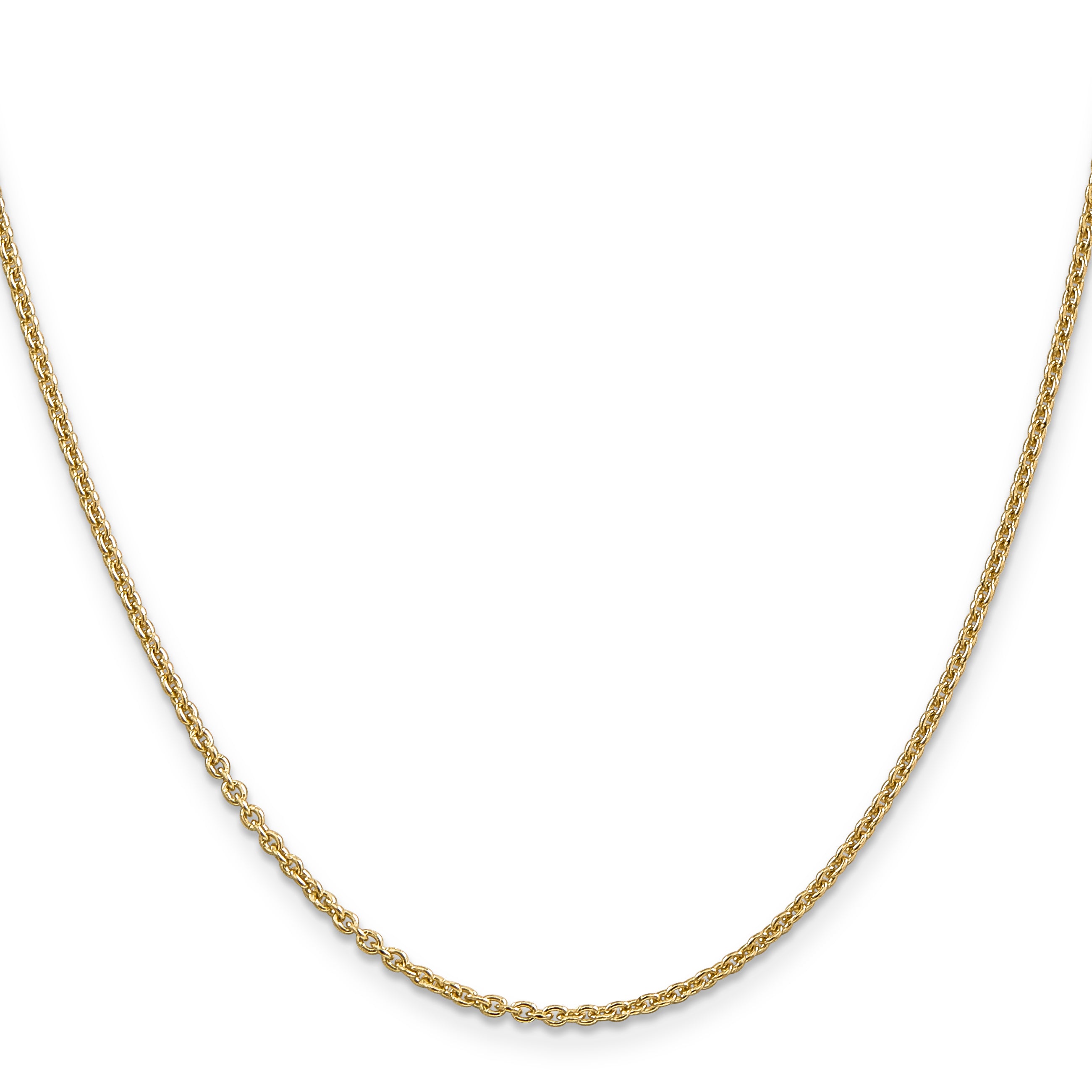 Forzantine Cable Chain Necklace in 14K Yellow Gold Secondary image