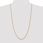 14K 2.5mm Spiga with Lobster Clasp Chain