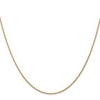 14K 30 inch 1.05mm Diamond-cut Spiga with Lobster Clasp Chain