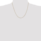 14K 20 inch .85mm Spiga with Spring Ring Clasp Chain
