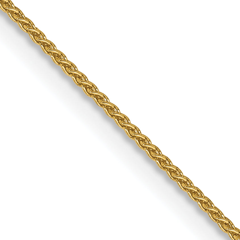 14K 30 inch .85mm Spiga with Spring Ring Clasp Chain Main image
