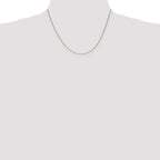 14K 18 inch .85mm Spiga with Lobster Clasp Chain