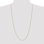 14K 30 inch .85mm Spiga with Lobster Clasp Chain