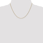 14K .95mm Diamond-Cut Cable with Lobster Clasp Anklet