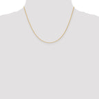 14K 1.1mm Baby Rope with Spring Ring Clasp Chain