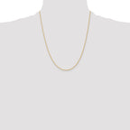 14K 1.1mm Baby Rope with Spring Ring Clasp Chain