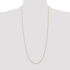 14K 1.1mm Baby Rope with Spring Ring Clasp Chain