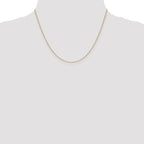 14K 18 inch .9mm Cable with Spring Ring Clasp Chain