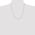 14K 22 inch .9mm Cable with Lobster Clasp Chain