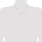 14K 18 inch .5mm Box with Lobster Clasp Chain