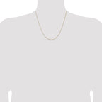 14K 20 inch .5mm Box with Lobster Clasp Chain