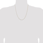 14K 22 inch .5mm Box with Lobster Clasp Chain