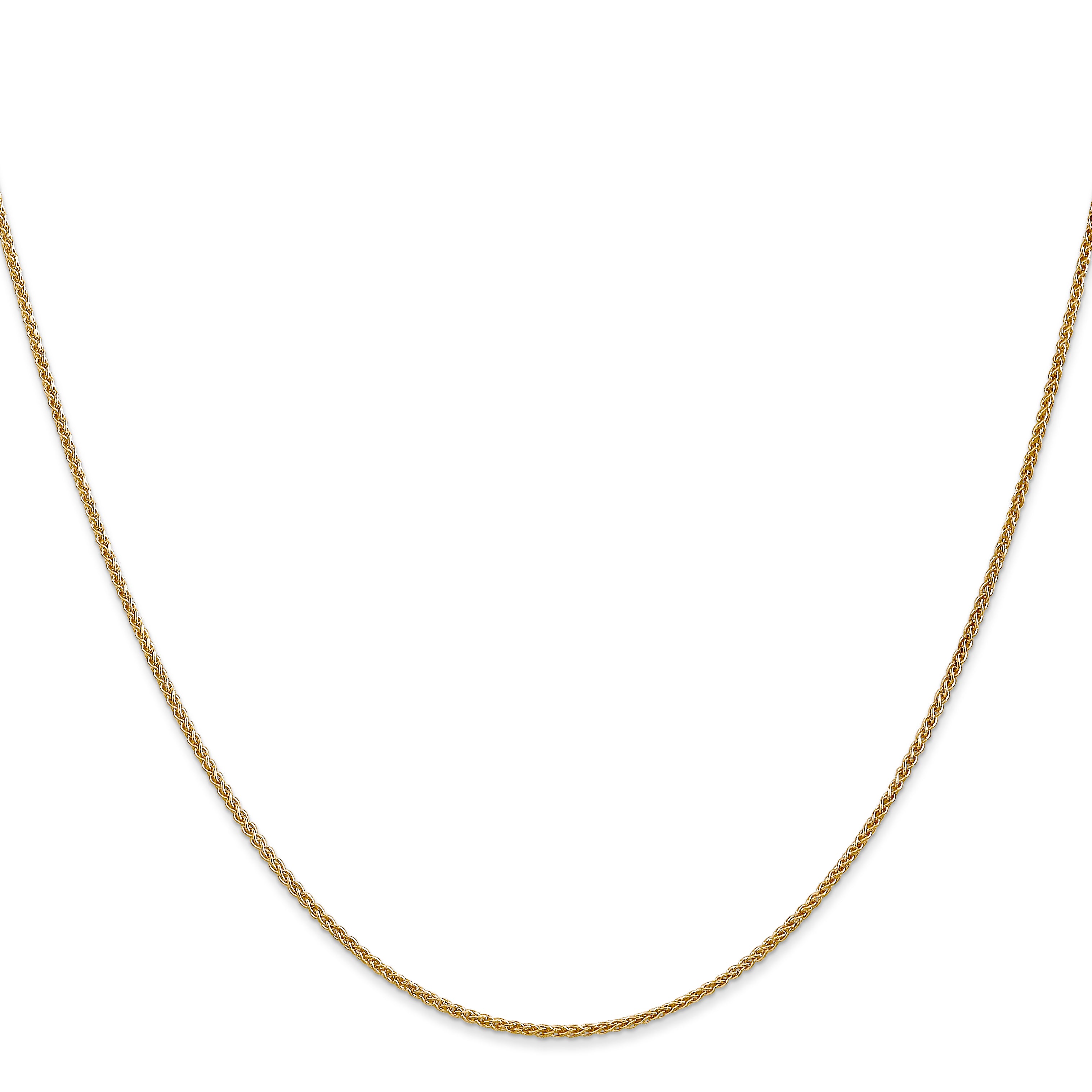 Spiga Chain Necklace in 14K Yellow Gold, 1.25mm Secondary image