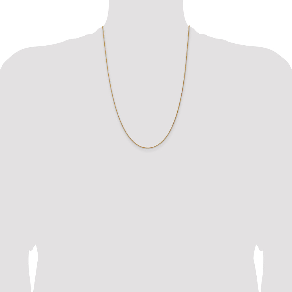 14K 1.25mm Spiga with Lobster Clasp Chain