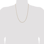 14K 1.25mm Spiga with Lobster Clasp Chain