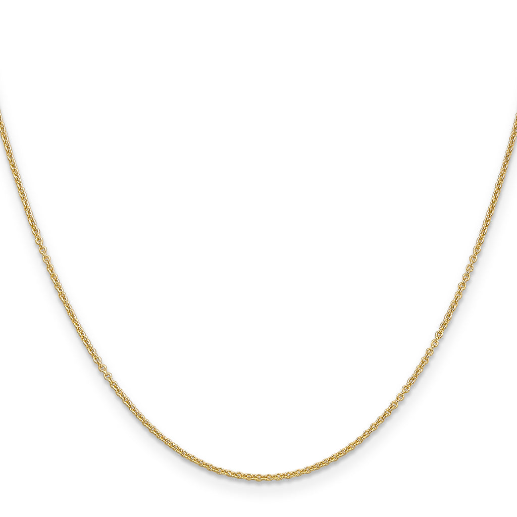 14K 1.2mm Cable with Lobster Clasp Chain
