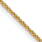 14K 1.2mm Cable with Lobster Clasp Chain