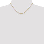 14K 16 inch 1.6mm Round Open Link Cable with Lobster Clasp Chain