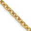 14K Yellow Gold Solid Cable Chain Necklace 3.2mm