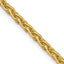 14k 3mm Parisian Wheat with Lobster Clasp Chain