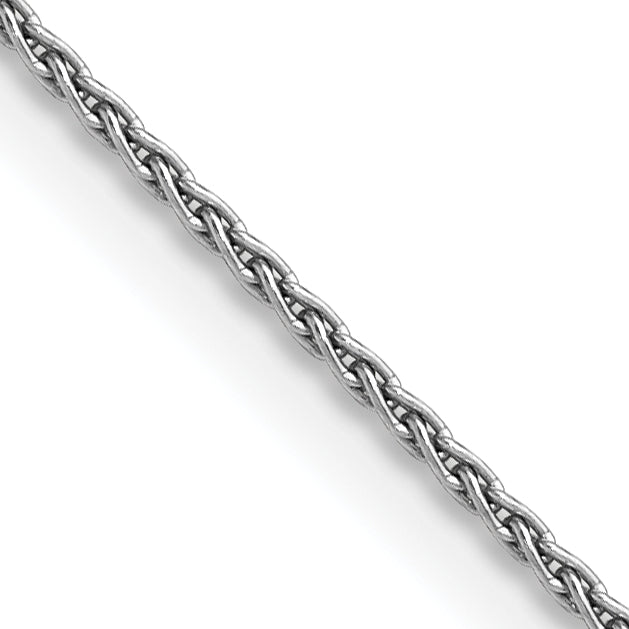 14K White Gold 1.5mm Parisian Wheat with Lobster Clasp Anklet
