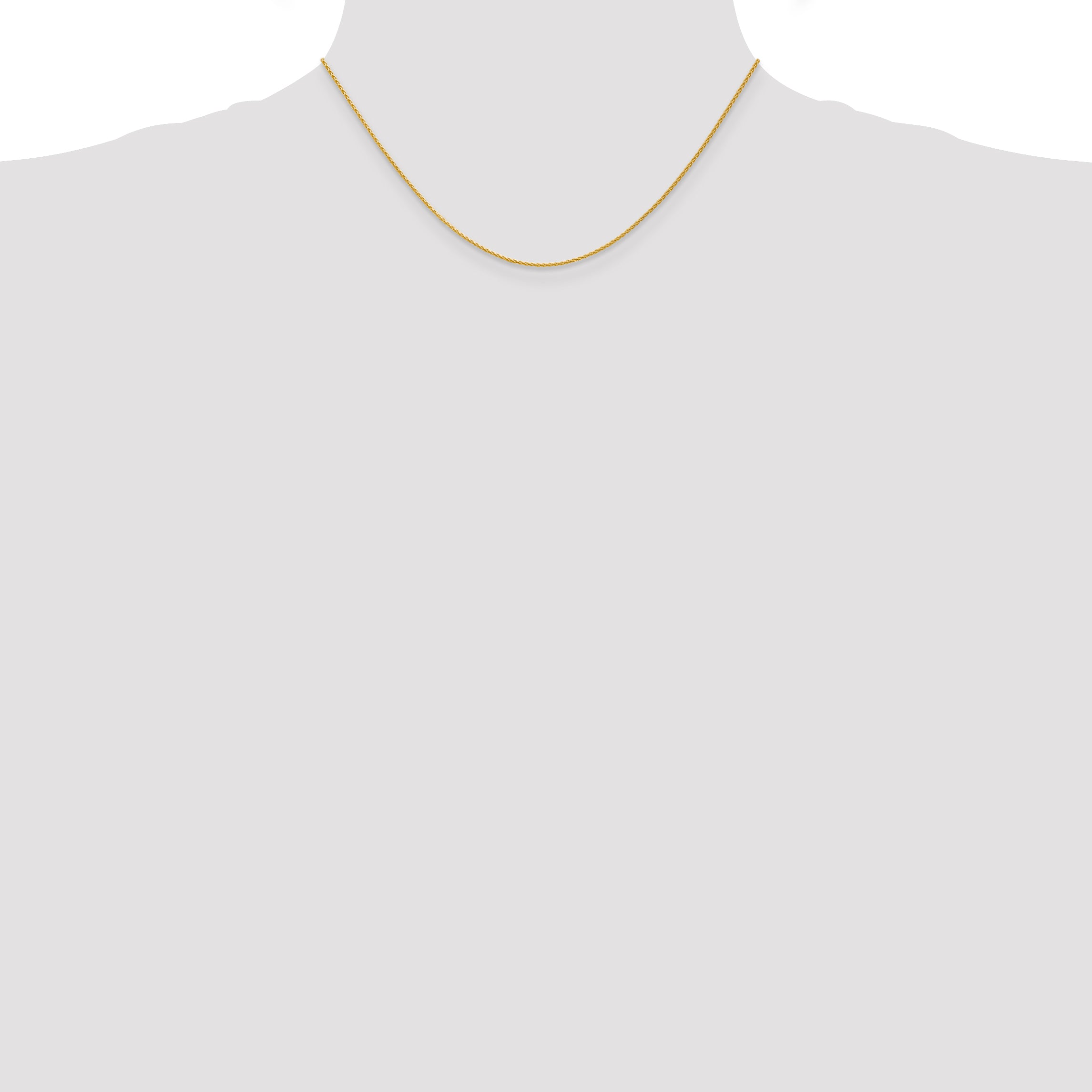 14k 1.2mm Parisian Wheat with Lobster Clasp Chain