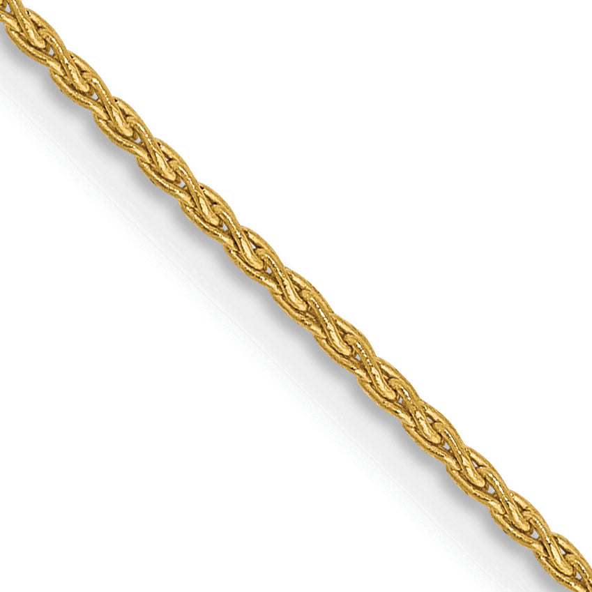 14k 1.2mm Parisian Wheat with Lobster Clasp Chain