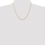 14k 20 inch 1.5mm Parisian Wheat with Lobster Clasp Chain