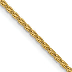 Spiga Wheat Chain Bracelet in 14K Yellow Gold, 1.5mm - Sophia Jewelers